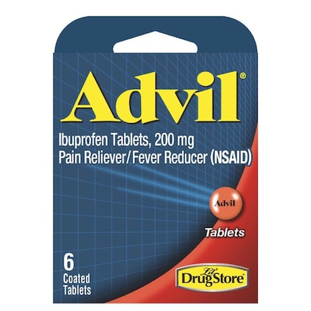 Advil Advil 200 mg Orange Pain Reliever/Fever Reducer 6 pk 97003